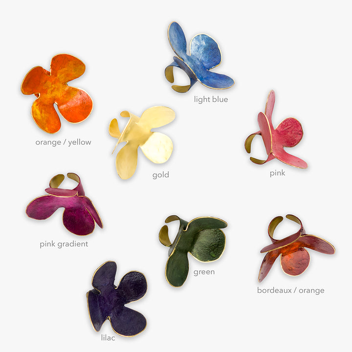 assortment of rings by dora haralambaki