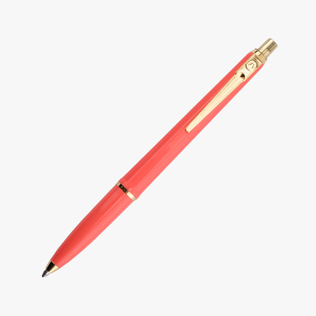 ballograf epoca p luxe ballpoint pen - coral red