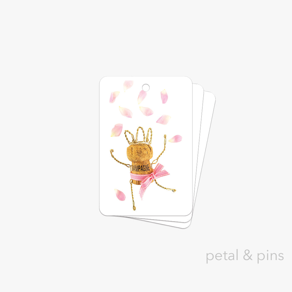 petal confetti gift tag pack of 3 by petal & pins