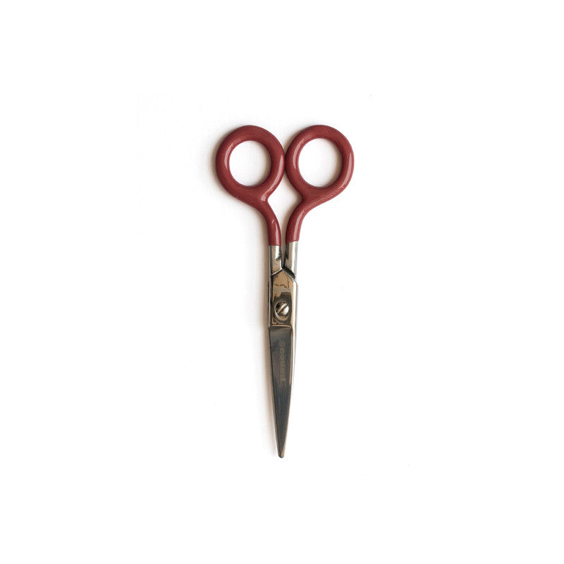 craft scissors - stainless steel with red pvc handles - penco