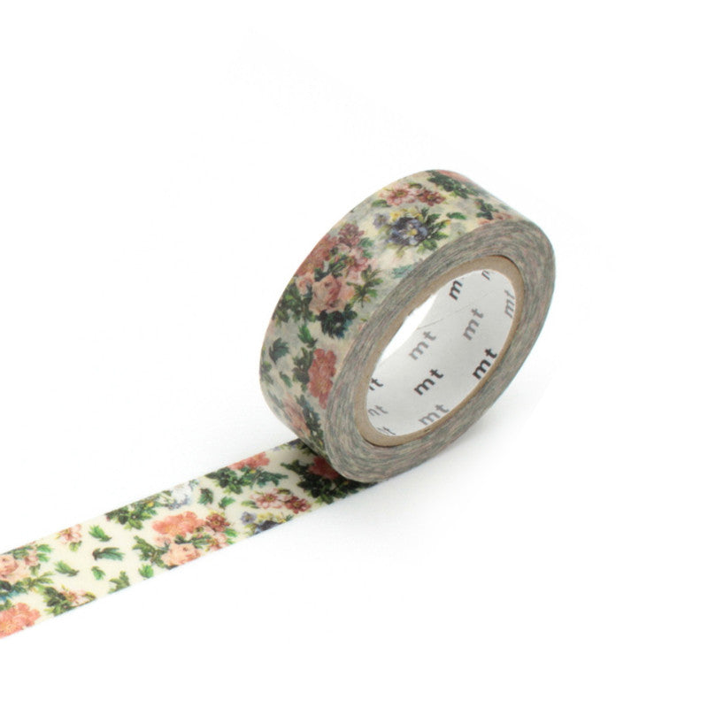 washi tape - mini botanical art - mt masking tape - single roll