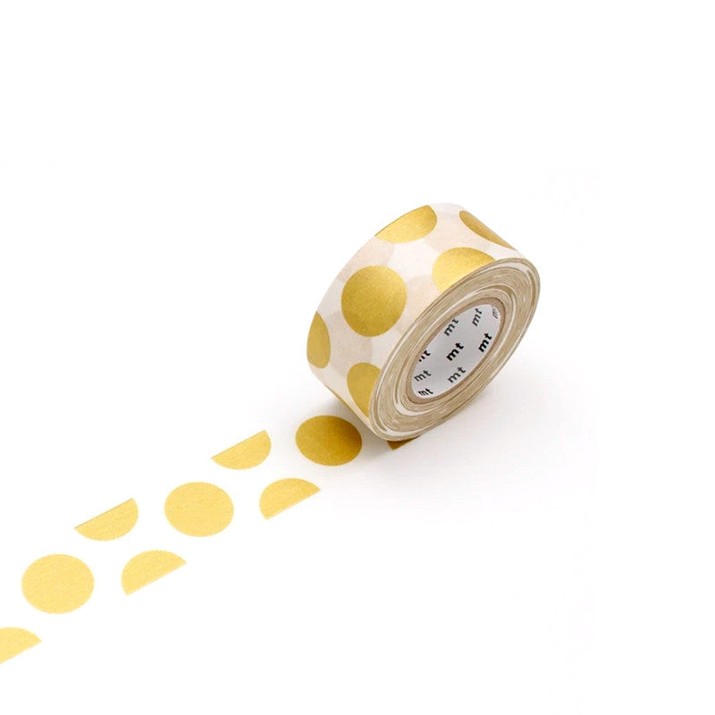 washi tape - dot gold - mt masking tape
