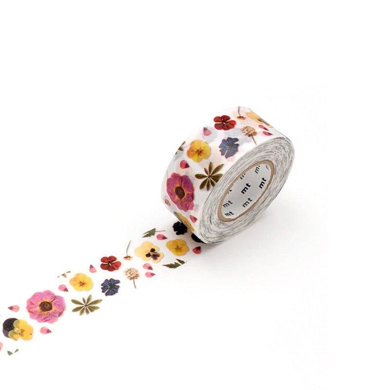washi tape - pressed flower - mt for pack