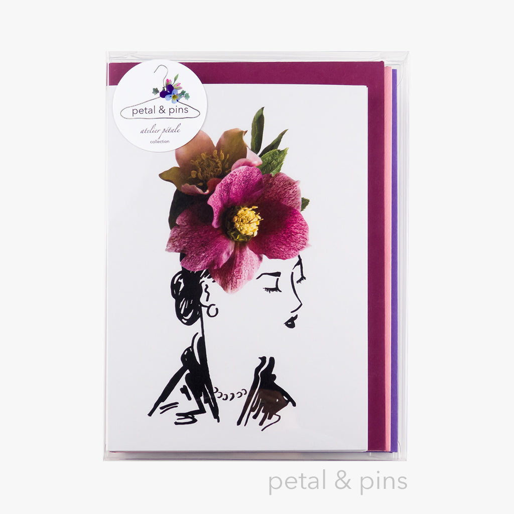atelier pétale greeting card gift box set by petal & pins