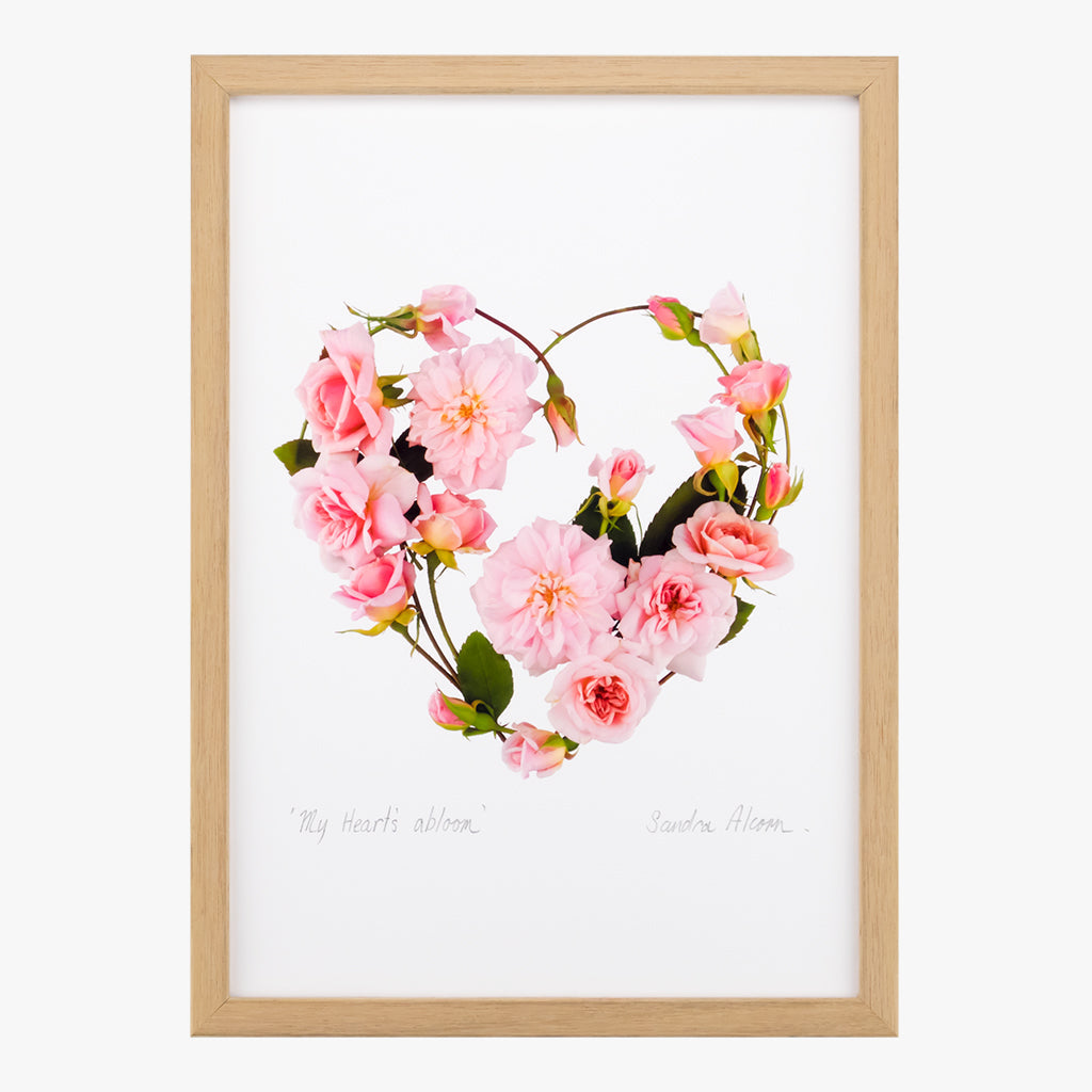 my heart's abloom art print from the love letters collection