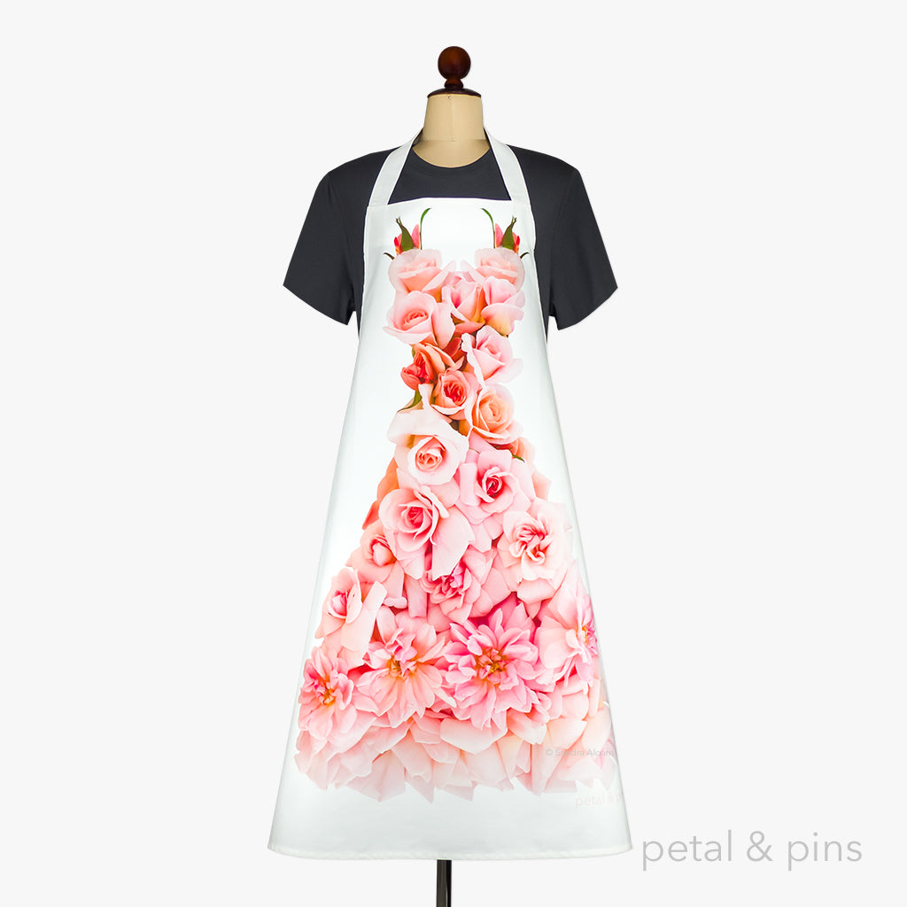 cécile brünner rose apron by petal & pins