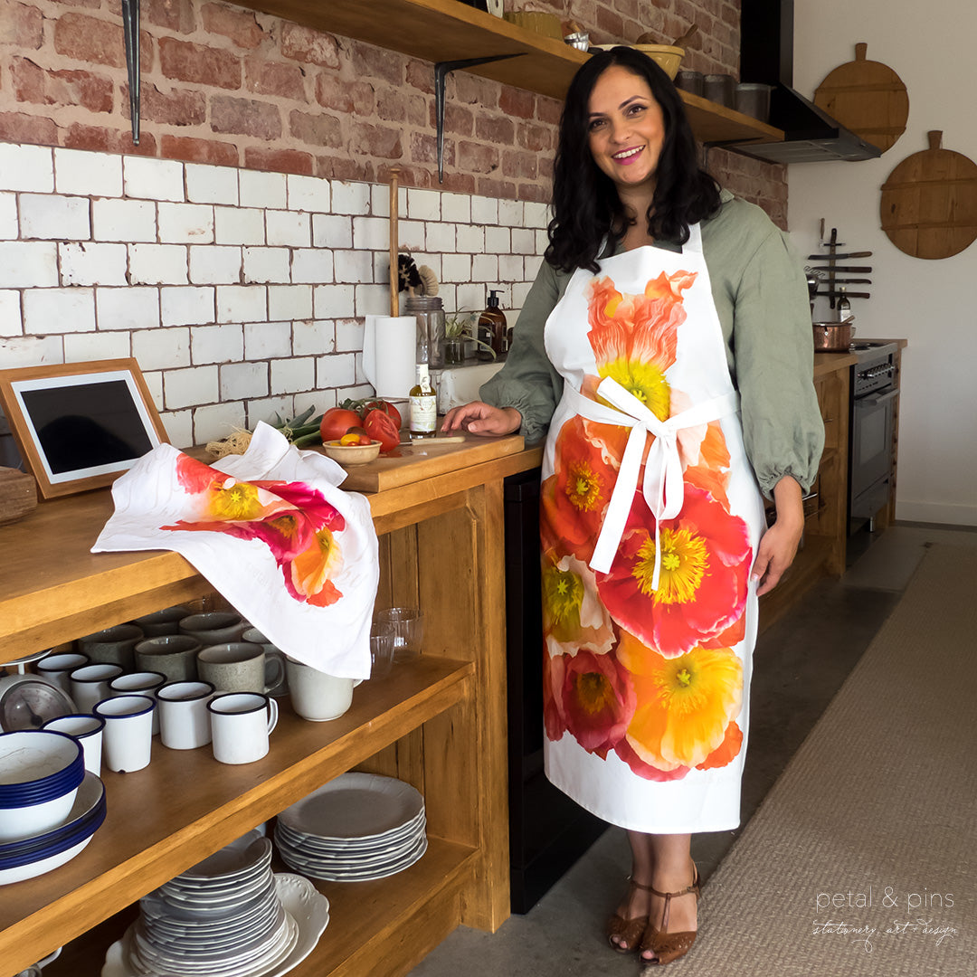 poppy apron