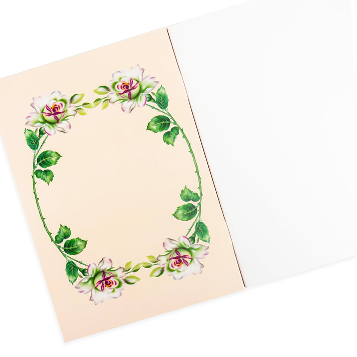 vintage teacup notebook - latte