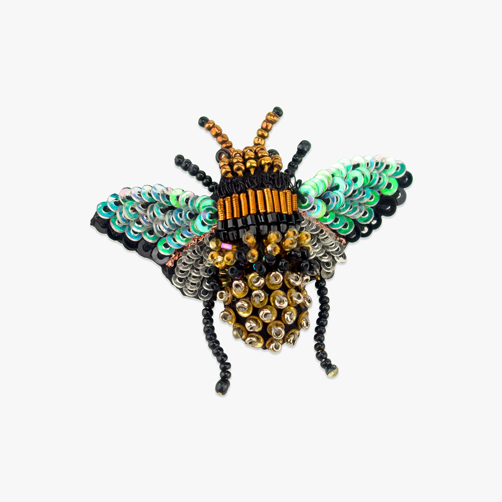 honey bee brooch by trovelore