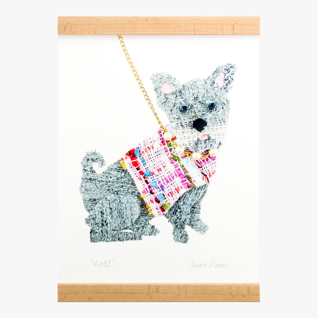 french bulldog art print