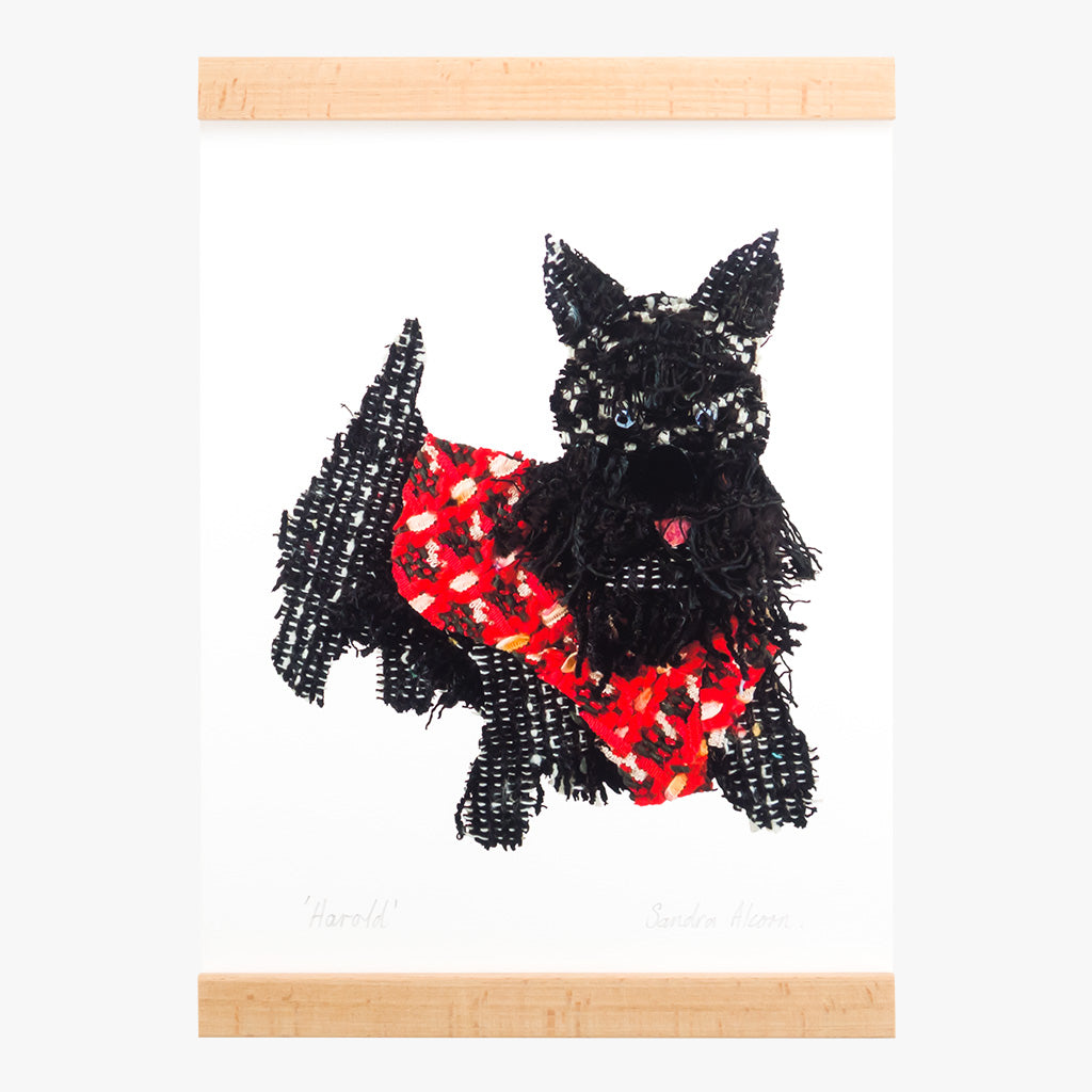 scottie dog art print