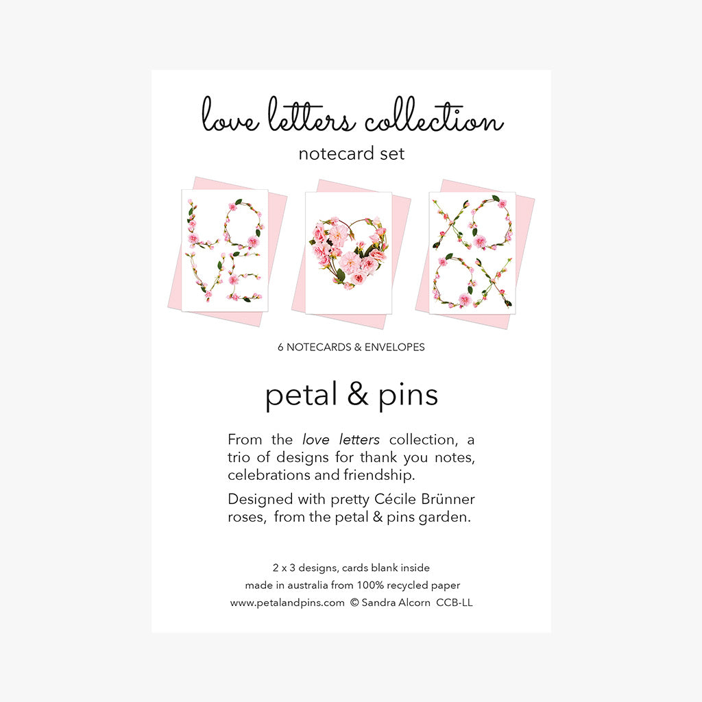 love letters greeting card gift box set