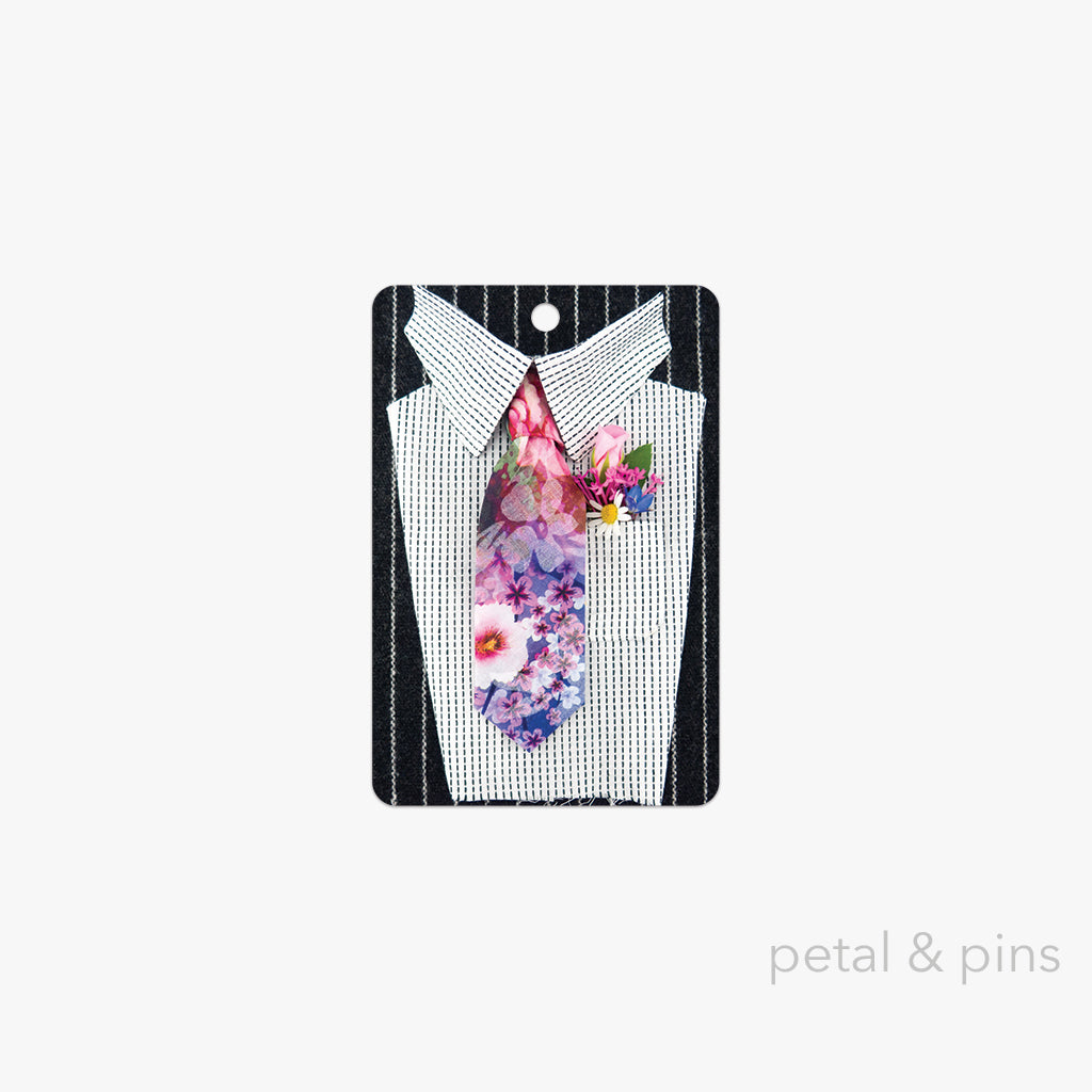 a pocket full of posies gift tag by petal & pins