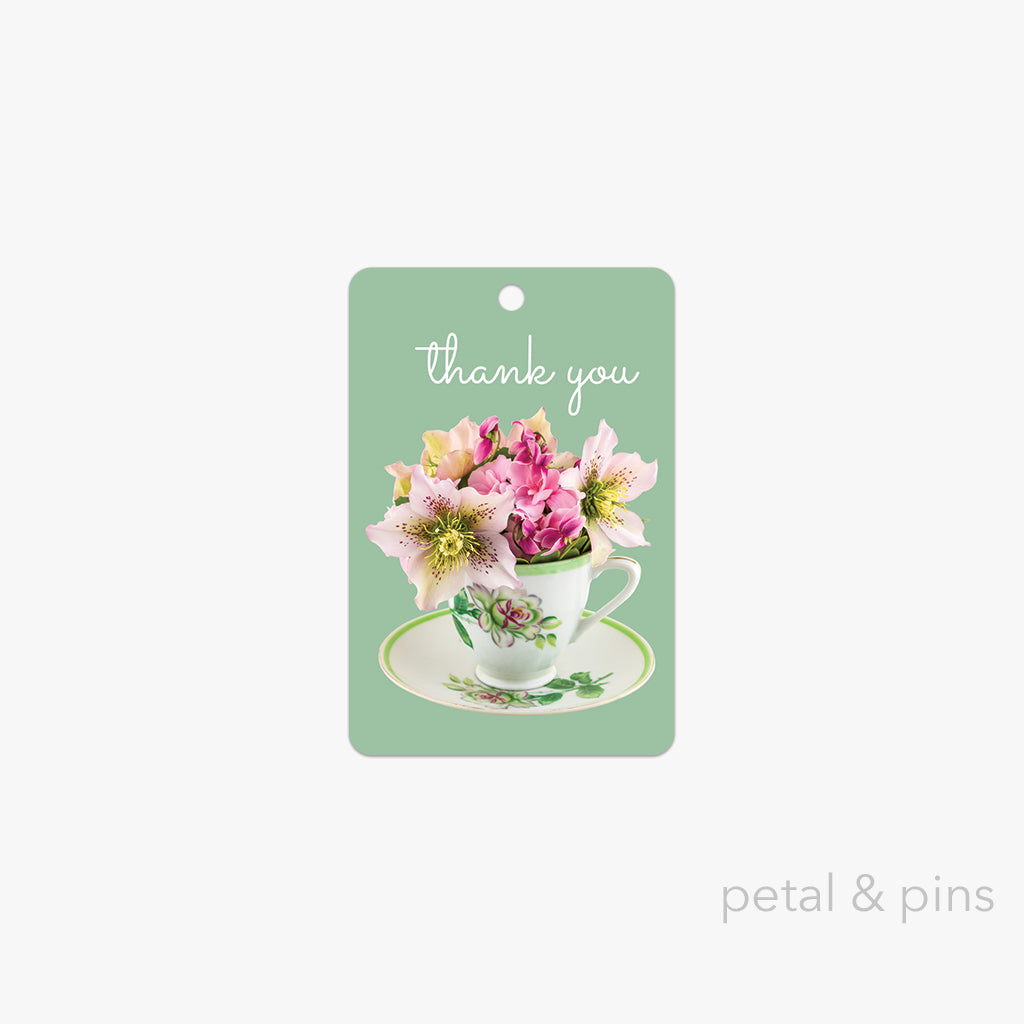 thank you gift tag by petal & pins