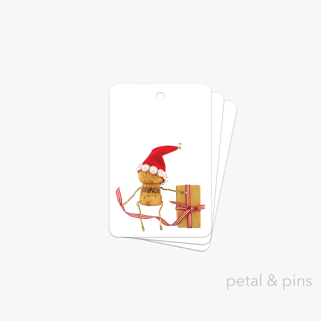naughty and nice gift tag pack of 3 by petal & pins