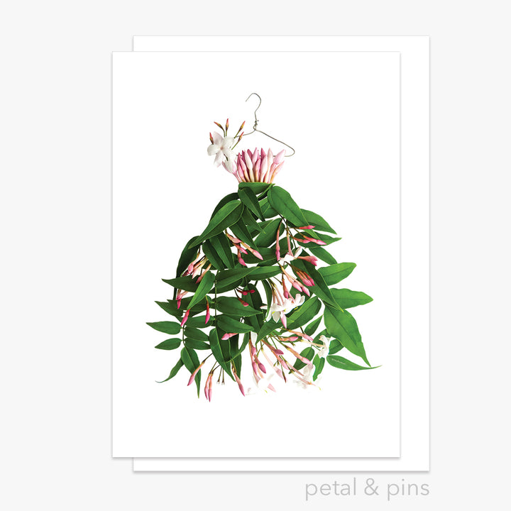 jasmine dress greeting card