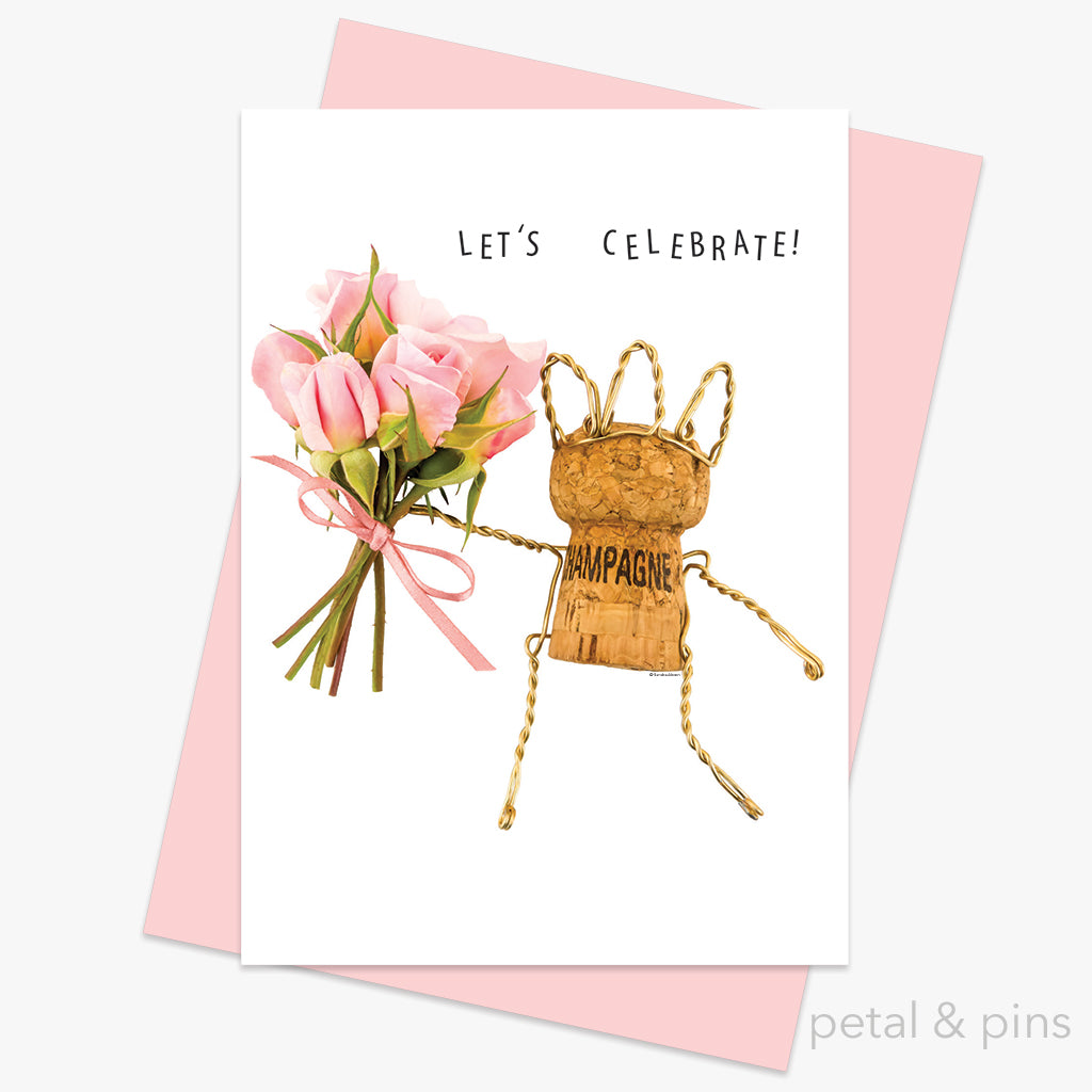 let's celebrate greeting card